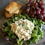 Tarragon chicken salad with grapes